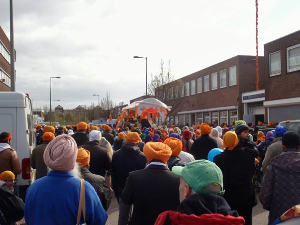 Sikhs vieren de geboorte van Khalsa