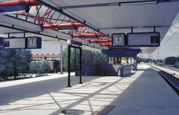 Retrofoto: 1986, Station Lelylaan