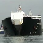 Omstreden Russische tanker Oeljanov in Rotterdam