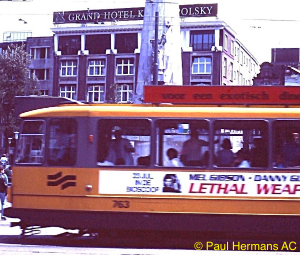 Retrofoto: 1987 Tram op de Dam